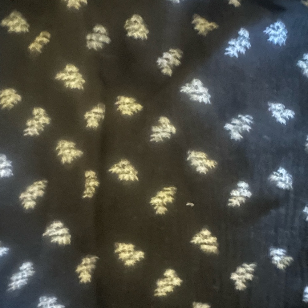 Mossimo Supply Co. Black and White floral pants - Picture 2 of 4